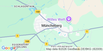 Karte Müncheberg