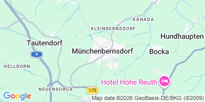 Karte Münchenbernsdorf