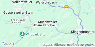 Karte Münchweiler am Klingbach