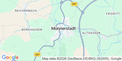 Karte Münnerstadt