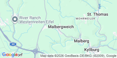Karte Malbergweich