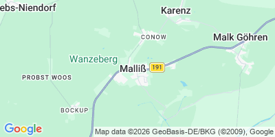 Karte Malliß