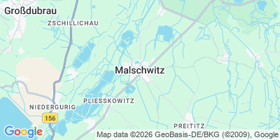 Karte Malschwitz / Malešecy