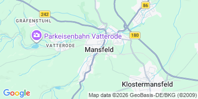 Karte Mansfeld