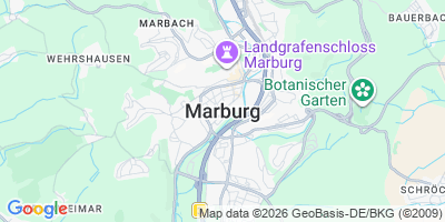 Karte Marburg