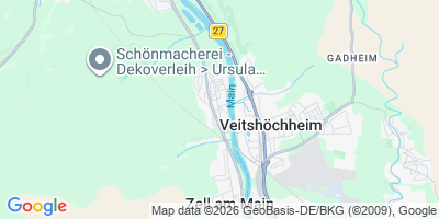 Karte Margetshöchheim
