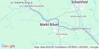 Karte Markt Bibart