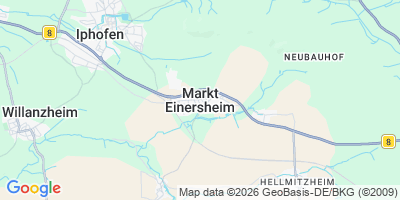 Karte Markt Einersheim