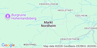 Karte Markt Nordheim