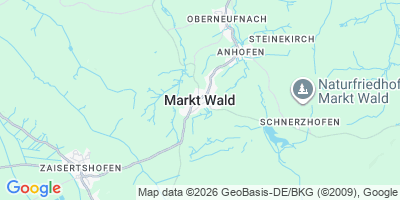 Karte Markt Wald