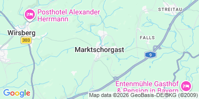 Karte Marktschorgast
