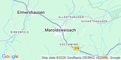 Karte Maroldsweisach