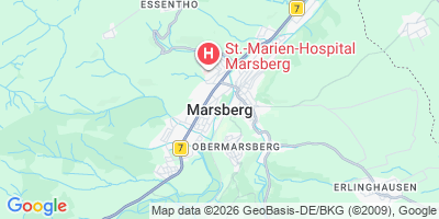 Karte Marsberg