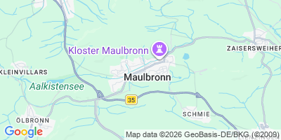 Karte Maulbronn