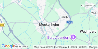 Karte Meckenheim, Stadt