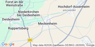 Karte Meckenheim