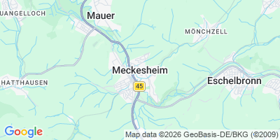 Karte Meckesheim