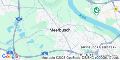 Karte Meerbusch