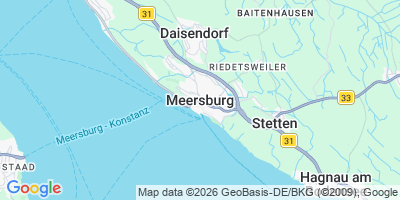 Karte Meersburg