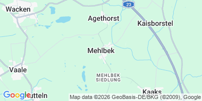 Karte Mehlbek