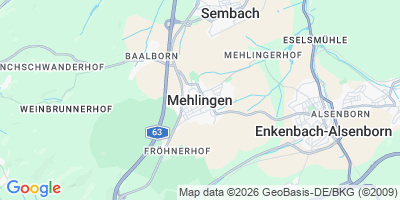 Karte Mehlingen