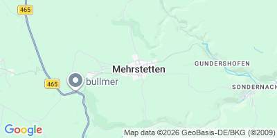 Karte Mehrstetten
