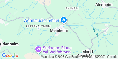 Karte Meinheim