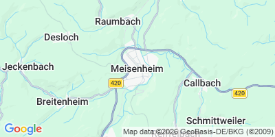 Karte Meisenheim
