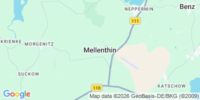 Karte Mellenthin
