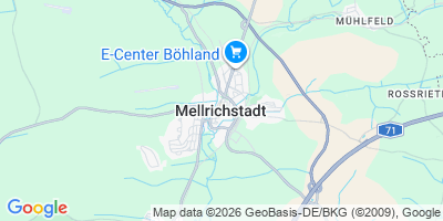 Karte Mellrichstadt
