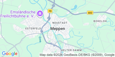 Karte Meppen