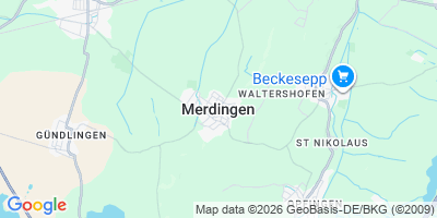 Karte Merdingen