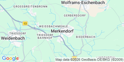 Karte Merkendorf