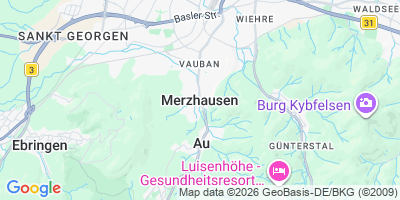 Karte Merzhausen