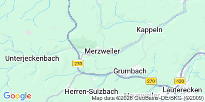 Karte Merzweiler