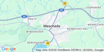 Karte Meschede