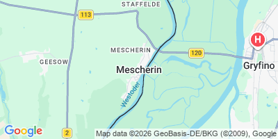 Karte Mescherin
