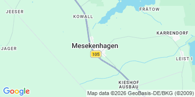 Karte Mesekenhagen