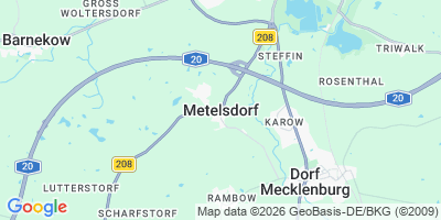 Karte Metelsdorf