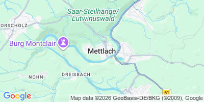 Karte Mettlach