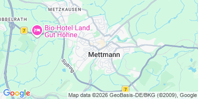 Karte Mettmann