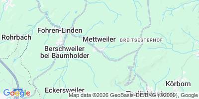 Karte Mettweiler