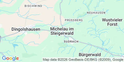 Karte Michelau i.Steigerwald