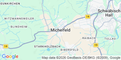 Karte Michelfeld