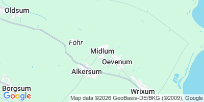Karte Midlum