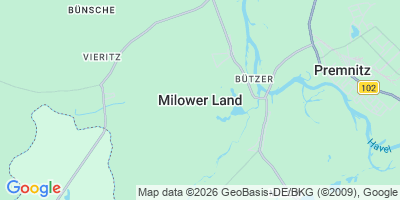 Karte Milower Land