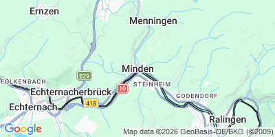Karte Minden