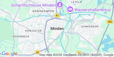 Karte Minden