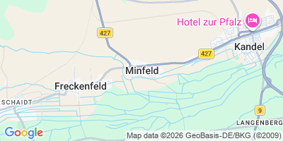Karte Minfeld