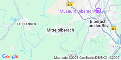 Karte Mittelbiberach